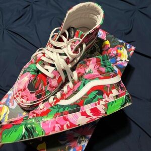 Kenzo x Vans Sk8 Hi Floral Sneakers